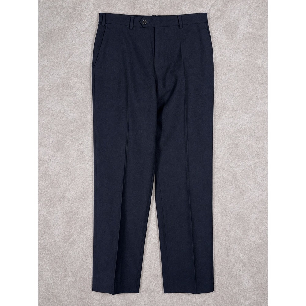 Suitsupply Straight Leg Suit Trousers Mens 30x29 Black Dress Pants Old Money